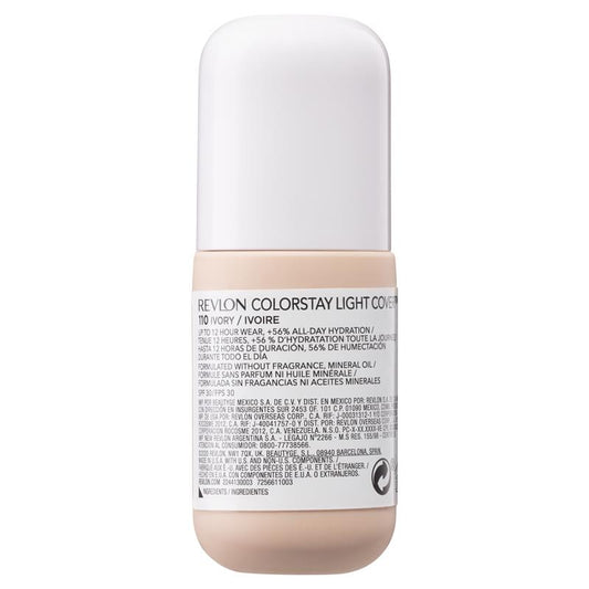 Revlon Colorstay Light Cover Foundation Ivory – view 2