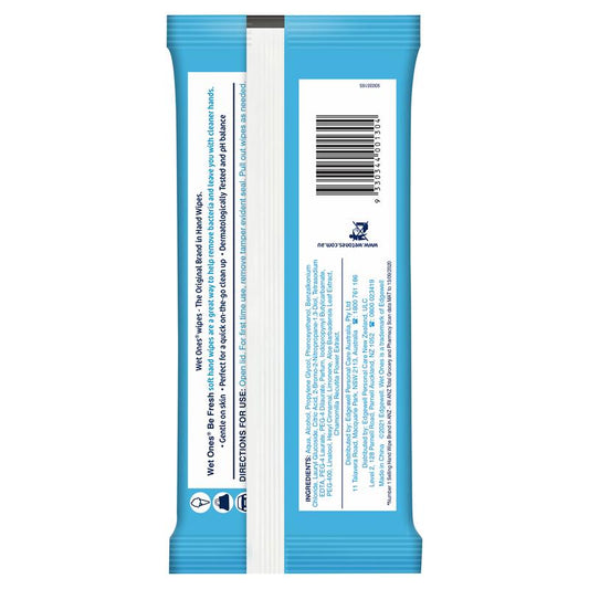 Wet Ones Be Fresh Hand Wipes 40 Pack - On-the-Go Cleanliness-Auzzi Store