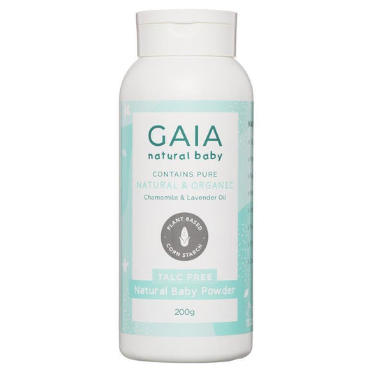 Gaia Natural Baby Powder - 200g Talc-Free Formula-Auzzi Store