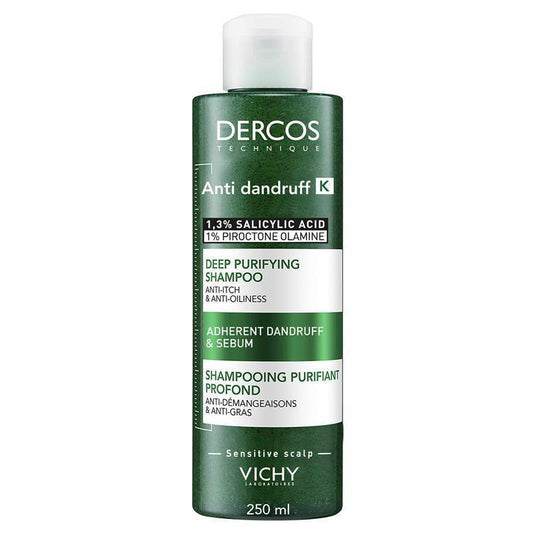 Dercos Anti-Dandruff K Deep Purifying Shampoo 250ml - Deep Cleansing