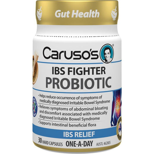 Caruso's Probiotic - IBS Fighter 30 Capsules - Auzzistore