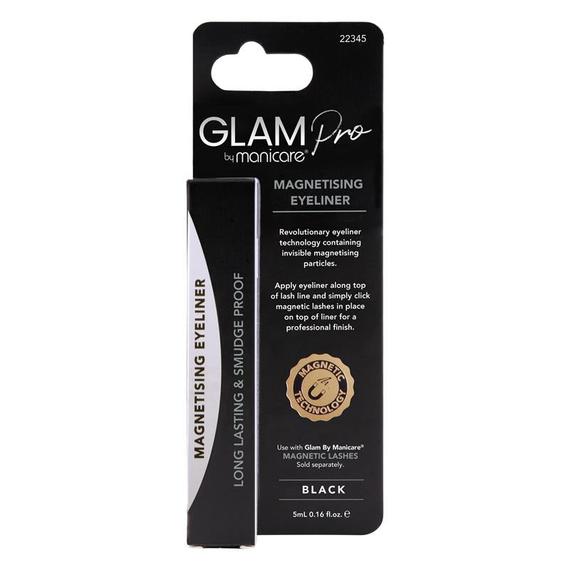 Glam By Manicare Pro Magnetising Eyeliner - Black 5ml - Auzzi Store