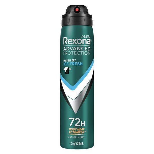 Rexona Men Invisible Ice Fresh 72H Antiperspirant Spray 220ml