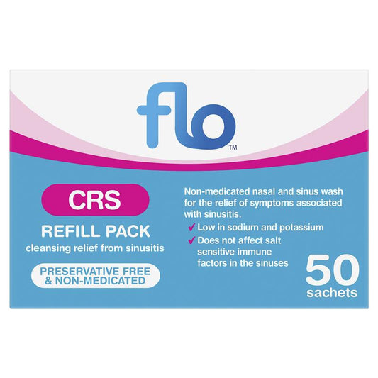FLO CRS Refill Pack - 50 Sachets for Sinus Relief-Auzzi Store