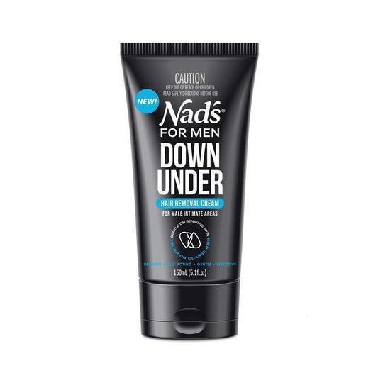 Nad's for Men Down Under Hair Removal Cream 150ml - Painless Hair Removal for Sensitive Areas
