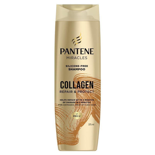 Pantene Miracles Collagen Repair & Protect Shampoo 375ml - Silicone-Free