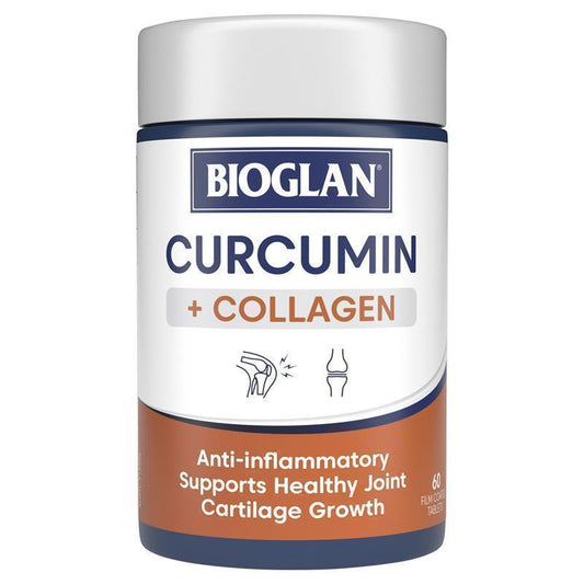 Bioglan Curcumin Plus Collagen - 60 Tablets for Joint Health - Auzzi Store