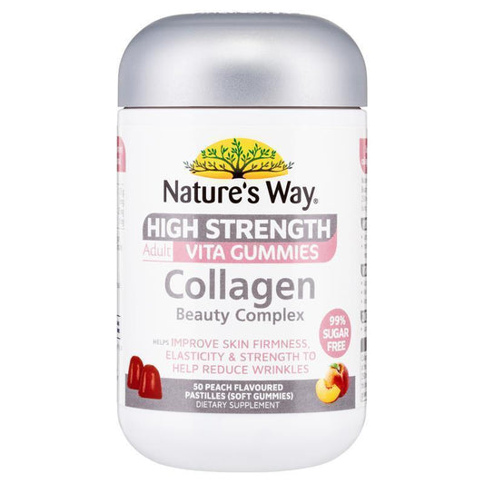 Nature's Way Adult Vita Gummies Sugar Free High Strength Collagen 50 Gummies - Skin Firmness & Elasticity