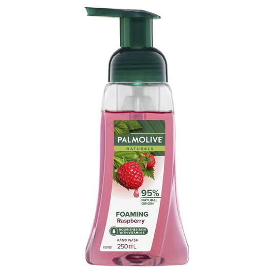 Palmolive Foaming Nourishing Hand Wash Raspberry 250mL - Gentle Clean with Vitamin E-Auzzi Store