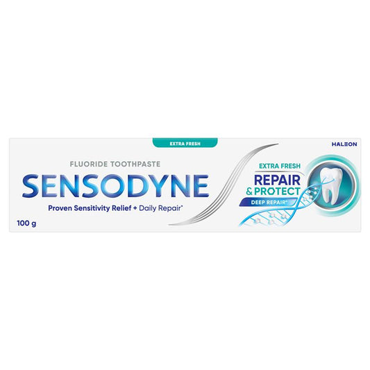 Sensodyne Sensitive Teeth Pain Repair & Protect Extra Fresh Toothpaste 100g - Ultimate Relief for Sensitive Teeth-Auzzi Store