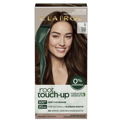 Clairol Root Touch Up Natural Instincts 5 Medium Brown - Permanent Hair Colour (35g)