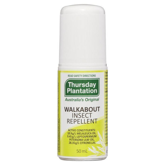 Thursday Plantation Walkabout Insect Repellent Roll-On - 50mL with Tea Tree Oil-Auzzi Store