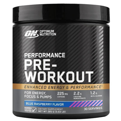 Optimum Nutrition Performance Preworkout Blue Raspberry - 285g