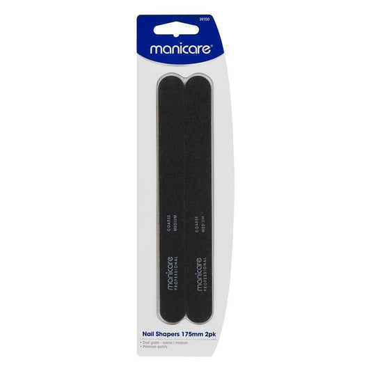 Manicare Nail Shapers 175mm - Coarse/Medium 2 Pack-Auzzi Store