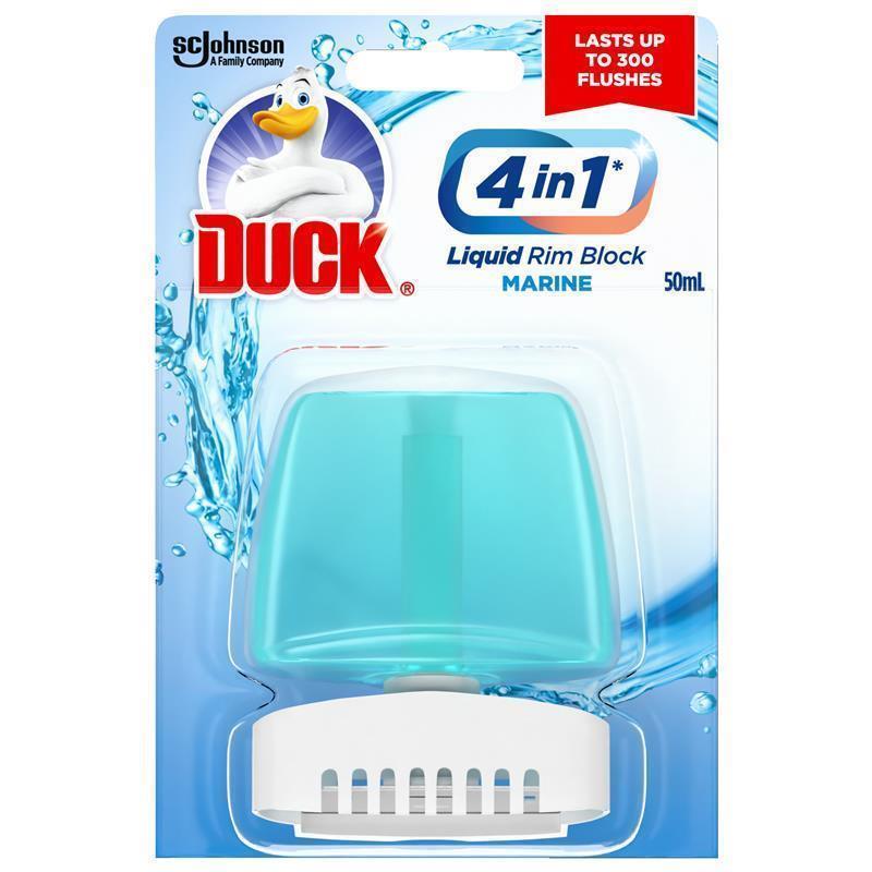 Duck Liquid Rim Block Toilet Cleaner - Marine Fresh 50ml-Auzzi Store