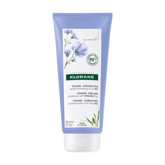 Klorane Volumising Conditioner with Organic Flax - 200ml for Fine and Flat Hair-Auzzi Store