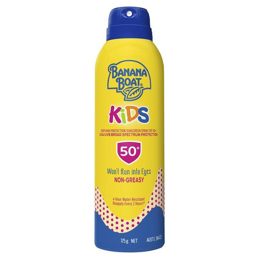 Banana Boat SPF 50+ Simply Protect Kids Clear Spray 175g | Gentle Protection - Auzzi Store