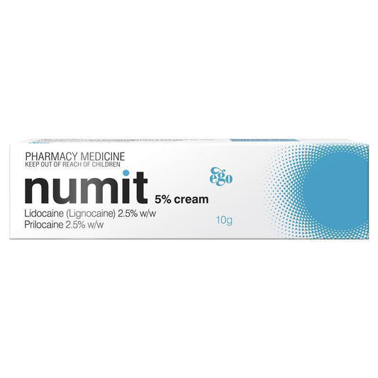 Numit 5% Numbing Cream 10g - Topical Anaesthetic for Skin-Auzzi Store