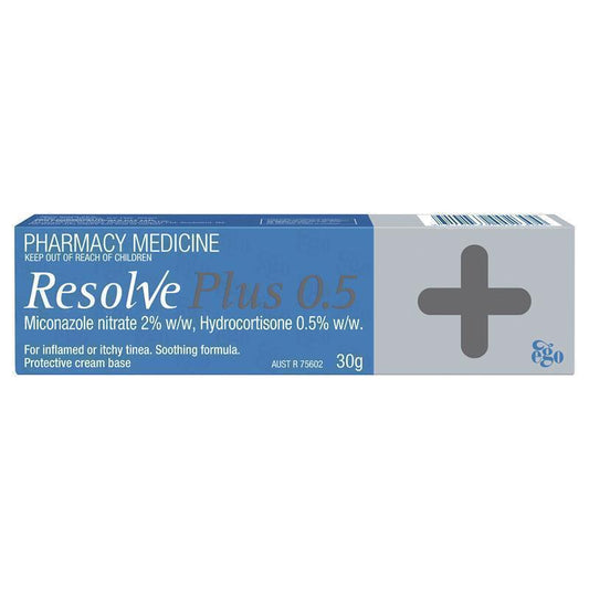 Resolve Plus 0.5 30g - Soothing Anti-Fungal Cream for Tinea-Auzzi Store