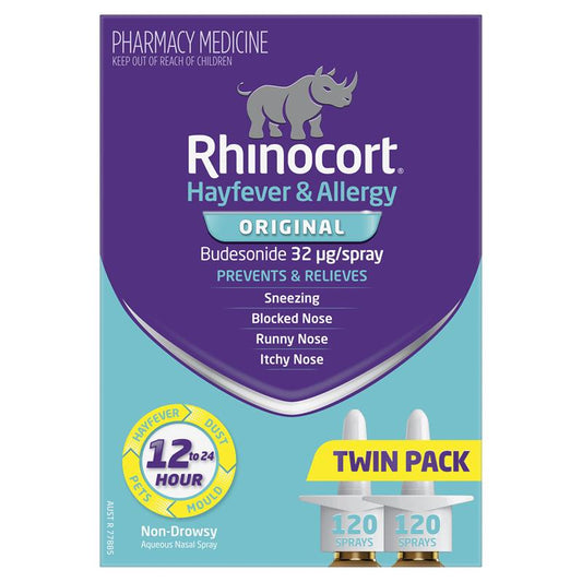 Rhinocort Hayfever Original - 32mcg, 240 Doses for Allergy Relief - Auzzi Store