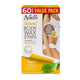 Nad's Natural Body Wax Strips 60 Pack – 90% Natural, Sensitive Skin
