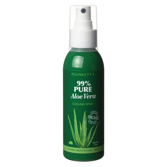 Plunkett's 99% Pure Aloe Vera Cooling Spray 125ml - Instant Relief for Sensitive Skin-Auzzi Store