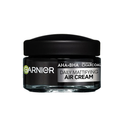 Garnier Pure Active AHA + BHA Charcoal Daily Mattifying Air Cream 50ml - Lightweight Moisturizer – view 2