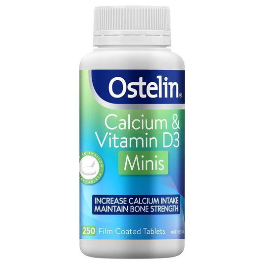 Ostelin Calcium & Vitamin D 250 Mini Tablets for Strong Bones