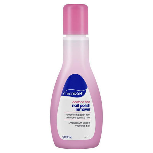 Manicare Nail Polish Remover Acetone Free 200ml - Gentle & Effective-Auzzi Store