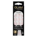 Glam By Manicare French Pink Short Square Press On Nails Kit - 24pc