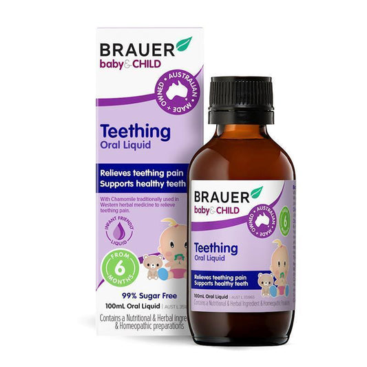 Brauer Baby & Child Teething Relief - 100mL Chamomile Formula-Auzzi Store