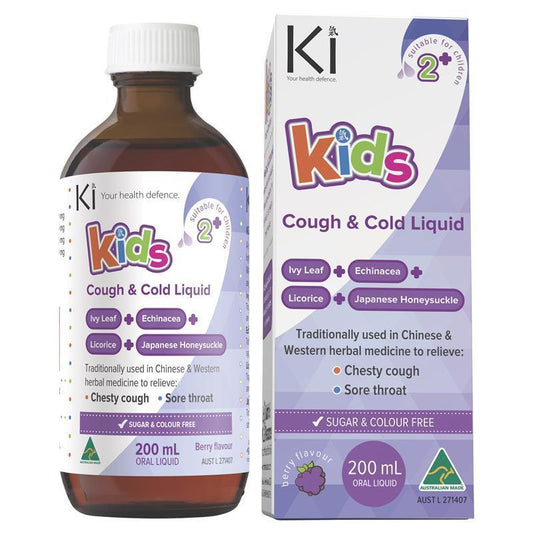 Ki Kids Cough & Cold Liquid - 200ml-Auzzi Store