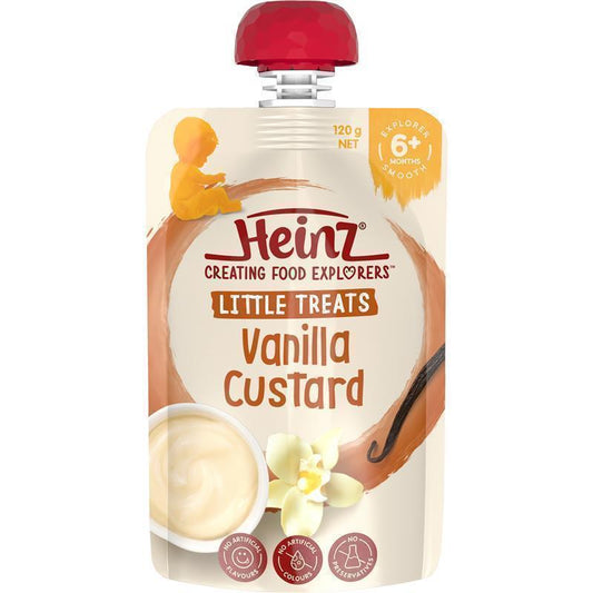 Heinz Vanilla Custard Pouch 120g (6m+)-Auzzi Store
