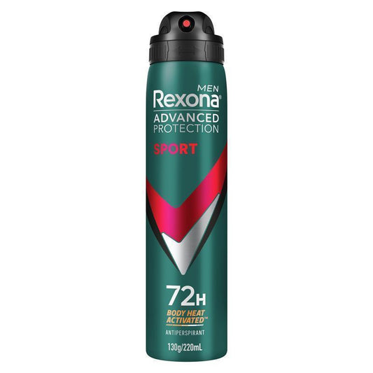 Rexona for Men Antiperspirant Advanced Sport 220ml - 72H Protection - Auzzi Store