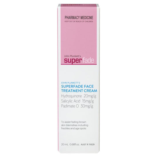 John Plunkett's SuperFade Face Treatment Cream 20ml - Targeted Pigmentation Solution-Auzzi Store