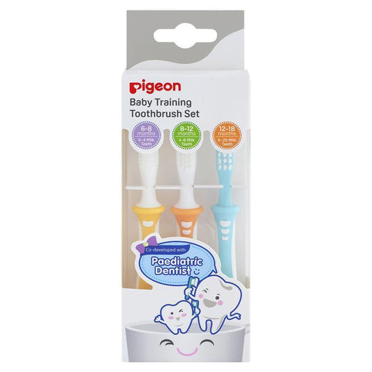 Pigeon Training Toothbrush Set for 6+ Months-Auzzi Store