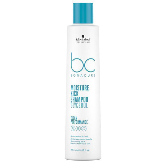 Schwarzkopf Bonacure Clean Performance Moisture Kick Shampoo - 250mL