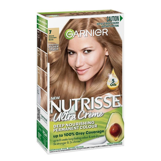 Garnier Nutrisse 7 Almond Creme - Permanent Hair Colour-Auzzi Store