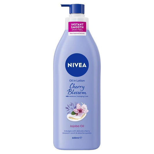 NIVEA Oil in Lotion Cherry Blossom Body Lotion - 400ml - Auzzi Store