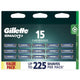 Gillette Mach3+ Replacement Cartridges – 3 Blades