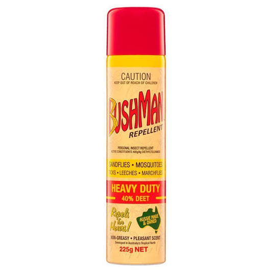 Bushman Heavy Duty Insect Repellent Aerosol 225g - 40% DEET-Auzzi Store