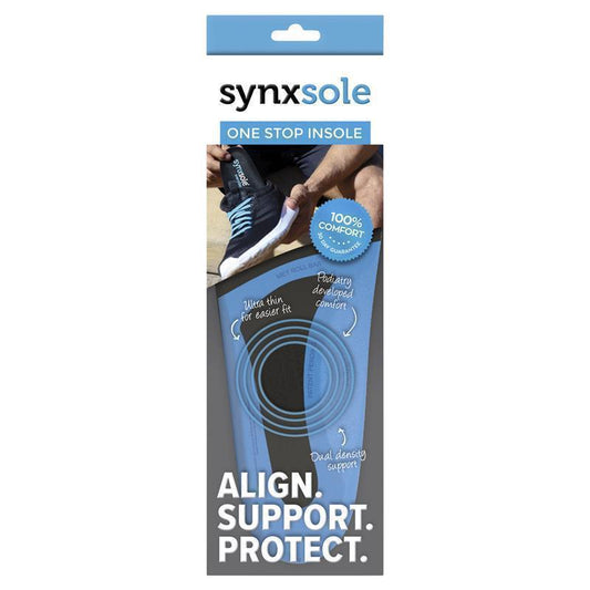 Synxsole X-Small Orthotic Insoles, 2-Pack – Antimicrobial Podiatrist Designed Support