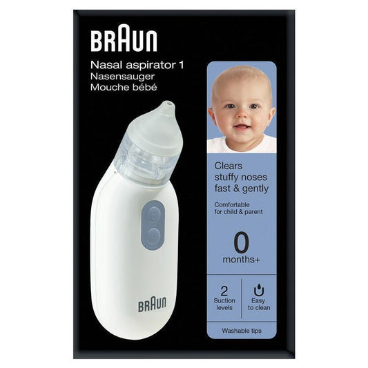 Braun Nasal Aspirator - Gentle Relief for Stuffy Noses