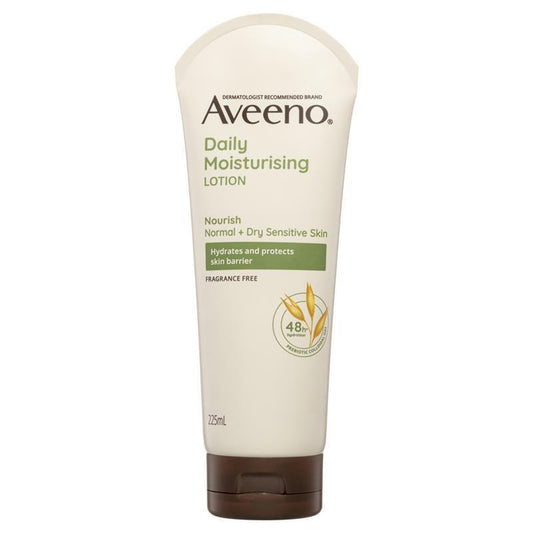 Aveeno Daily Moisturising Body Lotion - Fragrance Free 225mL-Auzzi Store