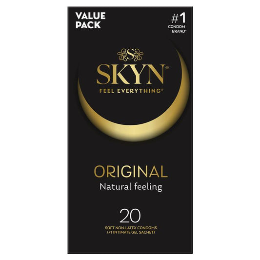 SKYN Original Non-Latex Condoms 20 Pack – Ultra Smooth SKYNFEEL® – view 2
