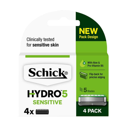 Schick Hydro 5 Sense Sensitive Men's Razor Refills 4-Pack - Auzzistore
