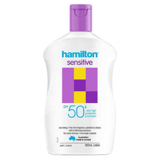 Hamilton Sun SPF 50+ Sensitive Lotion - 265ml - Auzzi Store