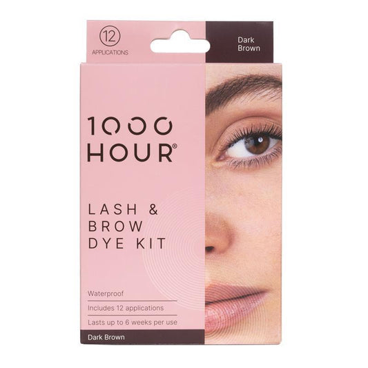 1000 Hour Eyelash & Brow Dye Kit - Dark Brown-Auzzi Store