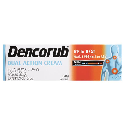 Dencorub Dual Action Cream 100g - Fast Pain Relief-Auzzi Store