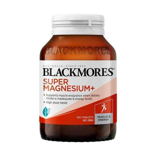 Blackmores Super Magnesium+ 100 Tablets for Muscle & Energy Support